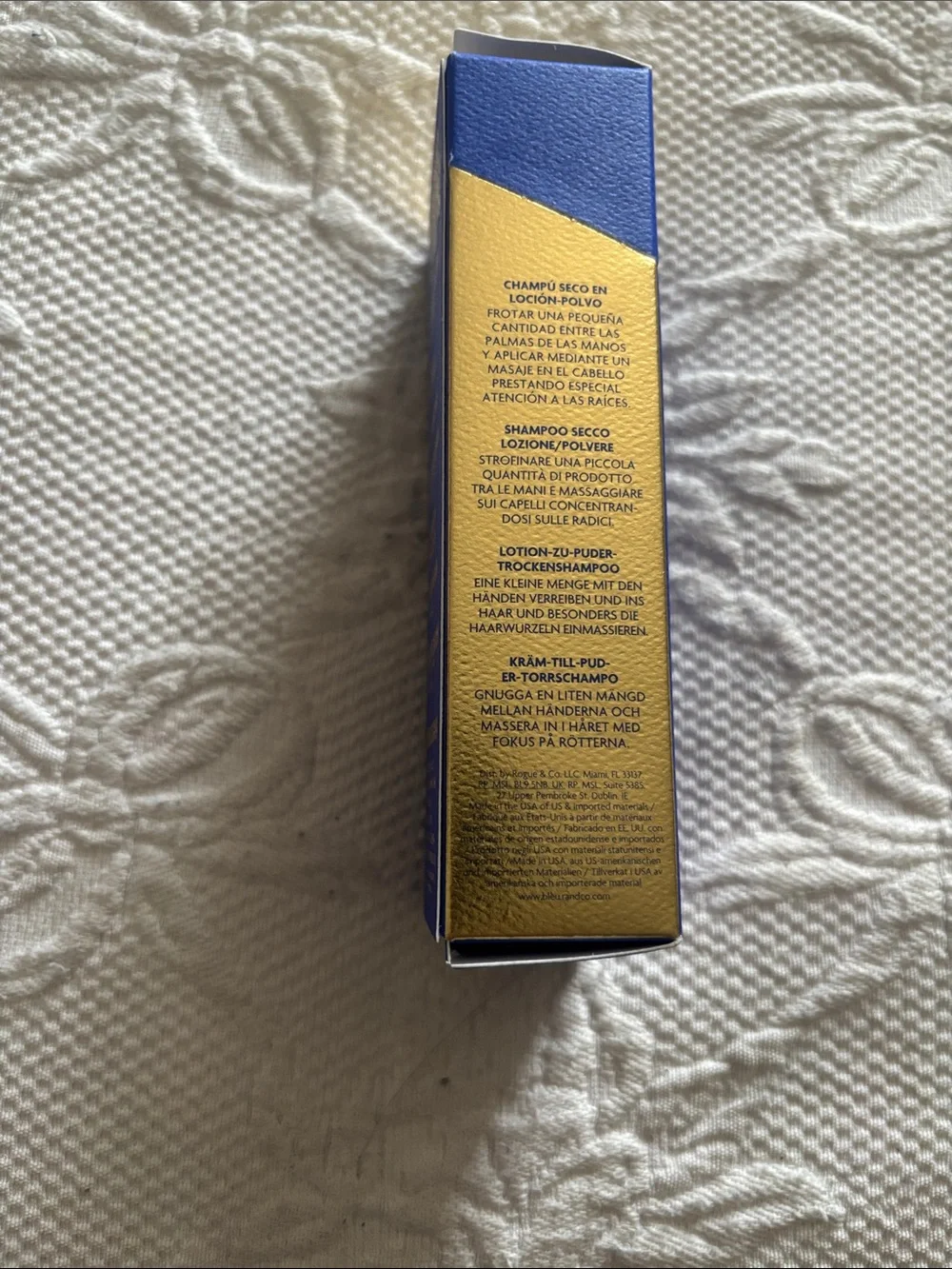 R+Co BLEU Vapor Lotion to Powder Dry Shampoo